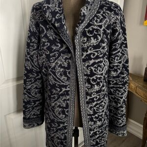 A. Ida Italian Wool Blend Cardigan